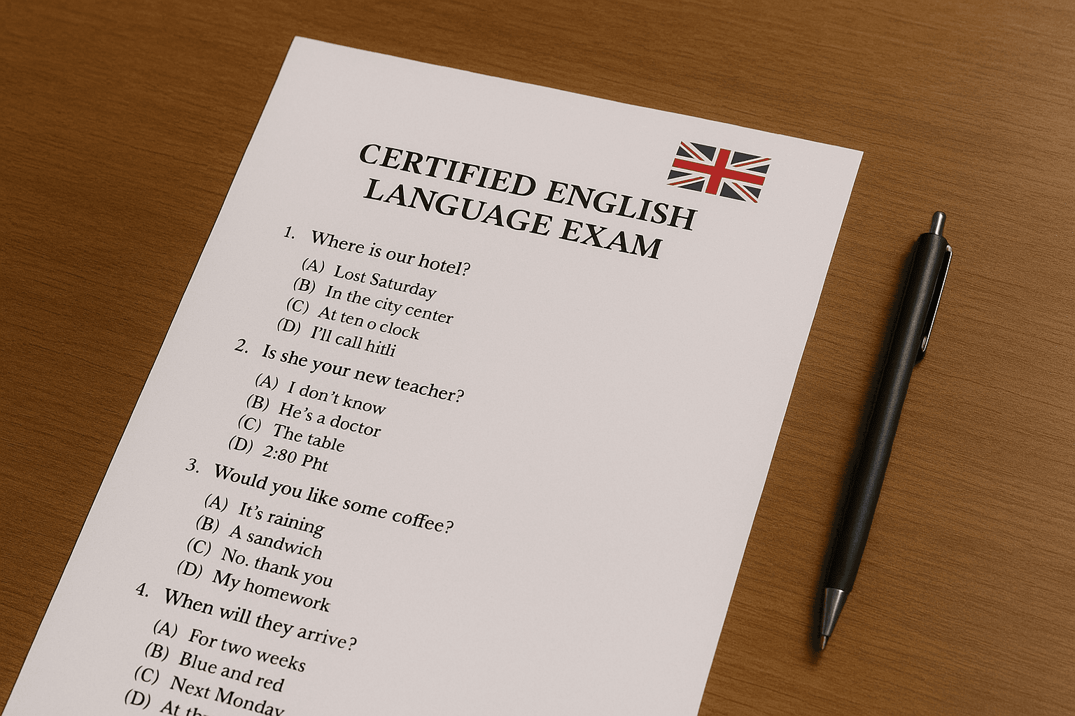 english exam