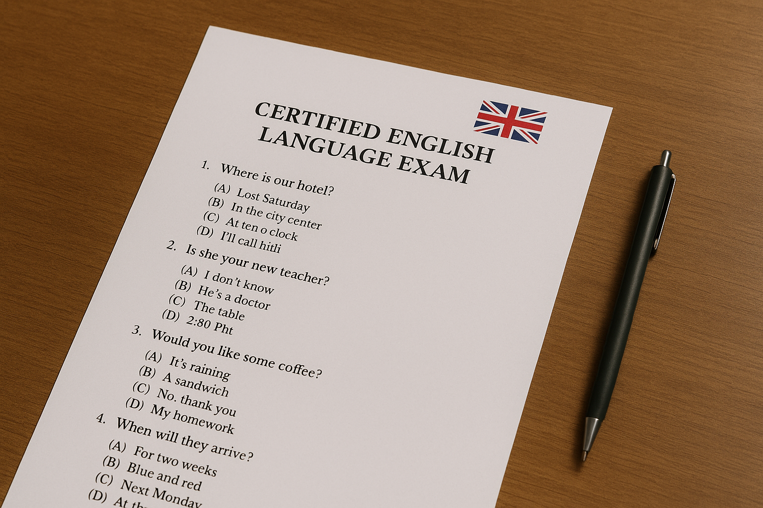 english exam